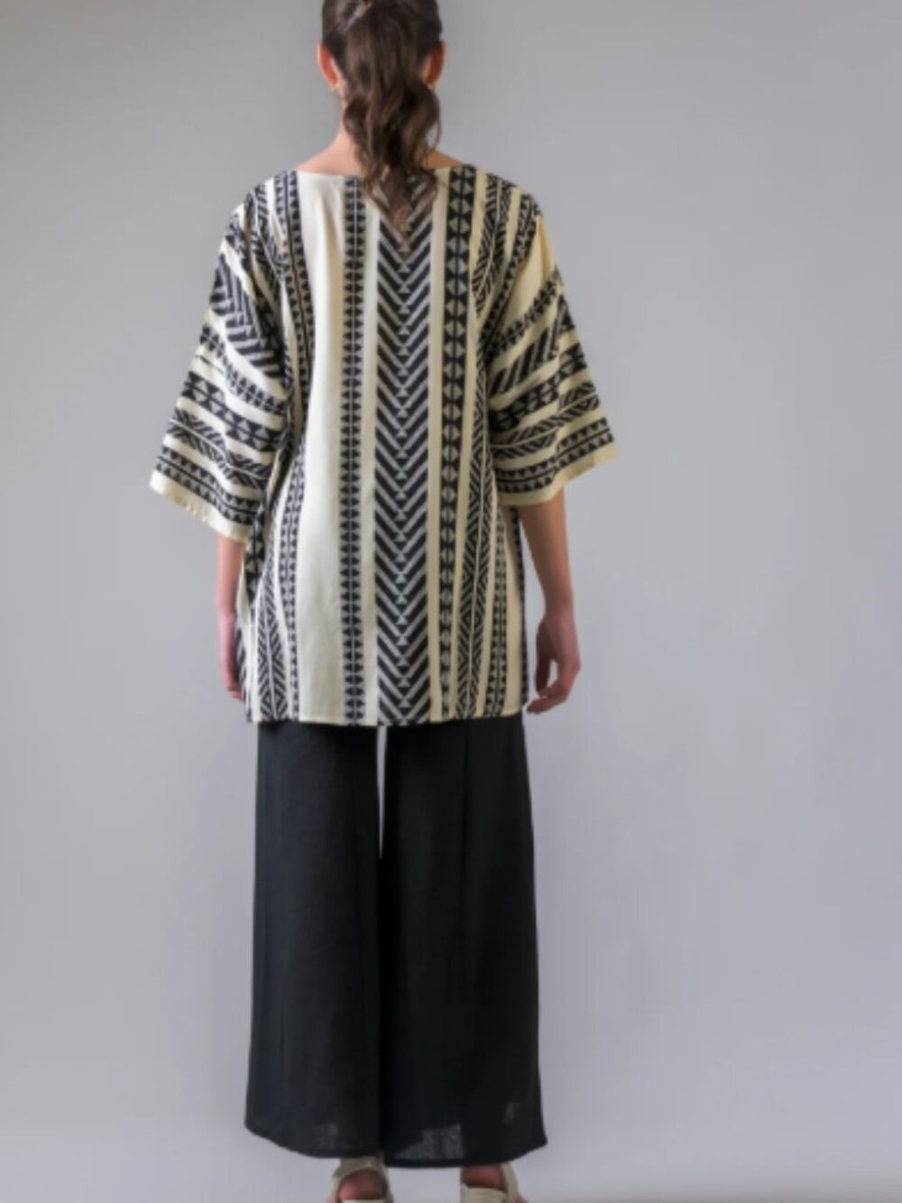 12.) Rhea Aztec Print Top - Picture 8 of 9